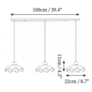 Arenal Pendant Light — Dimension drawings 3