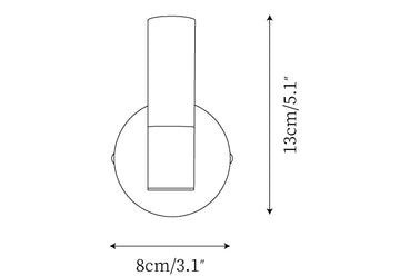 Barton Wall Lamp — Dimension drawings 1