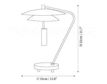 Base Table Light — Dimension drawings 1