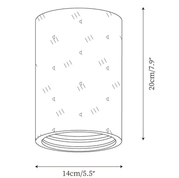 Carso Ceiling Lamp — Dimension drawings 2