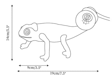 مصباح طاولة Chameleon — رسومات الأبعاد 2