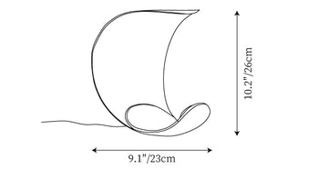 Curl Table Lamp — Dimension drawings 1