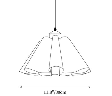 Suspension plissée danoise — Plans de dimensions 1