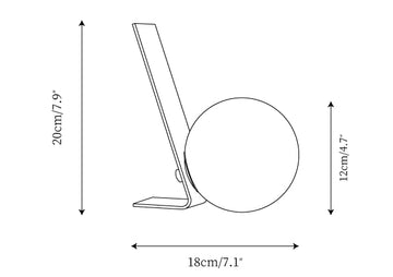 Daphne Table Lamp — Dimension drawings 1