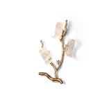 Davos Branch Glass Ribbon Wall Sconce