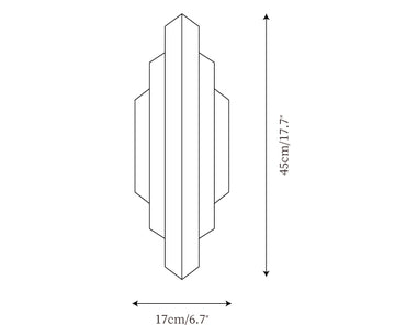 Deco Wall Lamp — Dimension drawings 1
