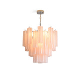 Lampadario Gabriella Tiered in Vetro