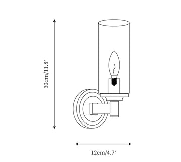 Devora Wall Lamp — Dimension drawings 1