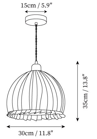 Dippa Pendant Lamp — Dimension drawings 1