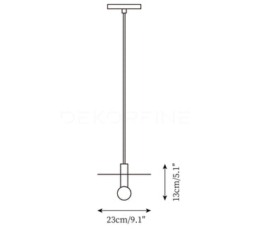 Avida Pendant Lamp — Dimension drawings 1