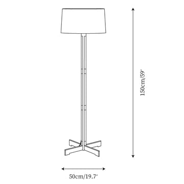 Fad Floor Lamp — Dimension drawings 1