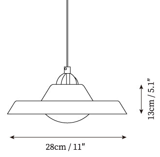 Far Pendant Lamp — Dimension drawings 1