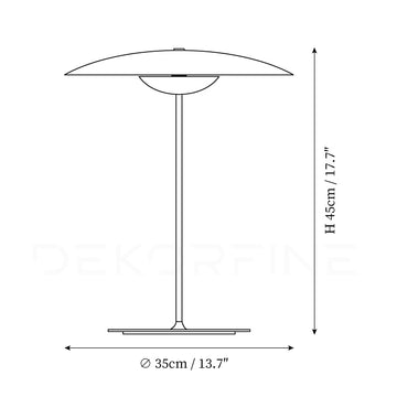 Ginger Table Lamp — Dimension drawings 1
