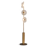 Glacier Crackle Glass Vloerlamp
