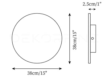 Gossa Wall Lamp — Dimension drawings 1