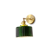 Green Glass Wandleuchte