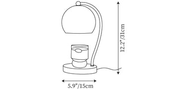 Grfit Candle Table Lamp — Dimension drawings 1