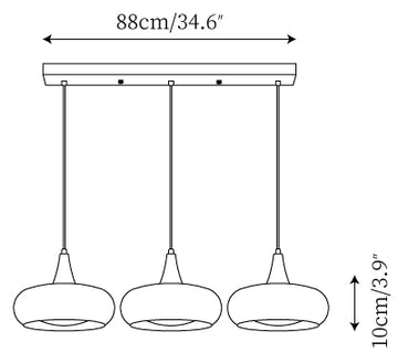 Hailie Hanglamp — Dimensioentekeningen 3
