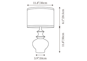 Jarrige Table Lamp — Dimension drawings 1