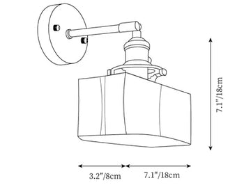 Applique in Vetro e Ottone Jewel — Disegni dimensionali 1
