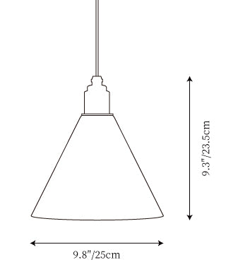 Kiven Pendant Lamp — Dimension drawings 1