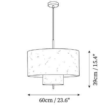 Mantova Pendant Light — Dimension drawings 3