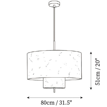 Mantova Pendant Light — Dimension drawings 4