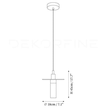 Masam Pendant Lamp — Dimension drawings 1