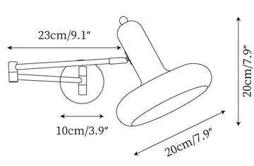 Applique Milena — Disegni dimensionali 1