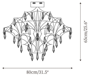 Lustre Mira — Plans de dimensions 1