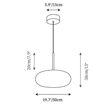 Amor Pendant Lamp — Dimension drawings 1