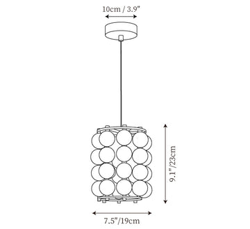 Suspension Pop Ball — Plans de dimensions 1