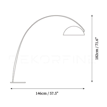 Pluma Floor Lamp — Dimension drawings 1