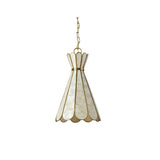 Lampada a Sospensione Rosalind Capiz Petal