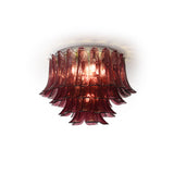 Sarlat Purple Flush Mount Ceiling Light