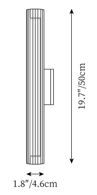 Saxon Wall Lamp — Dimension drawings 1