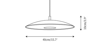 Scope Pendant Lamp — Dimension drawings 1