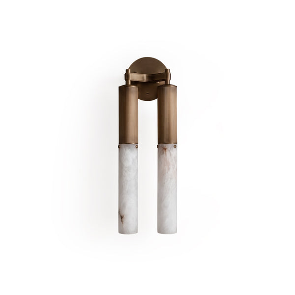 Selinunte Alabaster Baton Wall Sconce