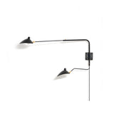 Multi Arm Spider Plug In Wall Lamp