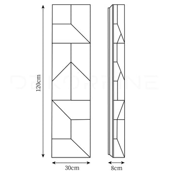 Shadows Wall Lamp — Dimension drawings 2