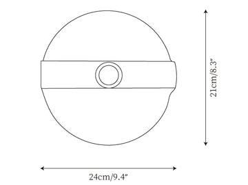 Space Wall Lamp — Dimension drawings 1