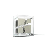 Square Glass Table Lamp