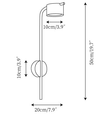 Terence Wall Light — Dimension drawings 1