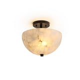 Thaddeus Alabaster Semi-Flush Mount