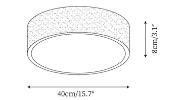 Plafonnier Toren — Plans de dimensions 1