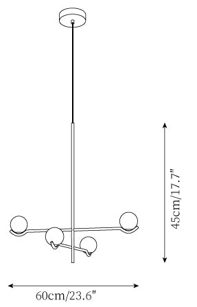 Baer Pendant Light — Dimension drawings 2
