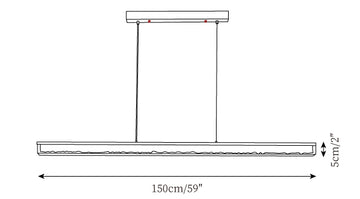 Eglo Chandelier — Dimension drawings 1