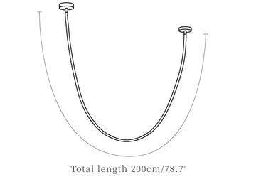 Flex LED Hanglamp — Dimensioentekeningen 1