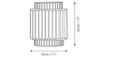 Tristan Wall Lamp — Dimension drawings 1