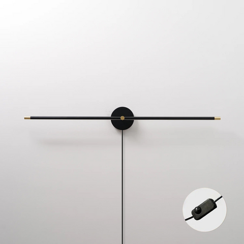 Minimalist Round Linear Plug In Wall Lamp – detail 19